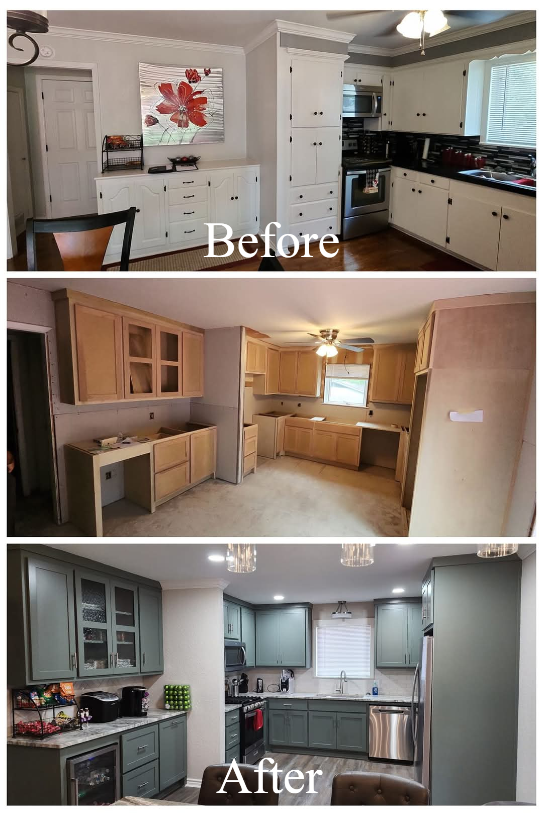 Contemporary Kitchen Remodel by Home Pro's Remodeling and Repairs project photo