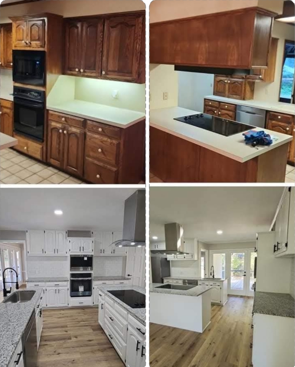 Transitional Kitchen Remodel by Home Pro's Remodeling and Repairs — Project 1 project photo