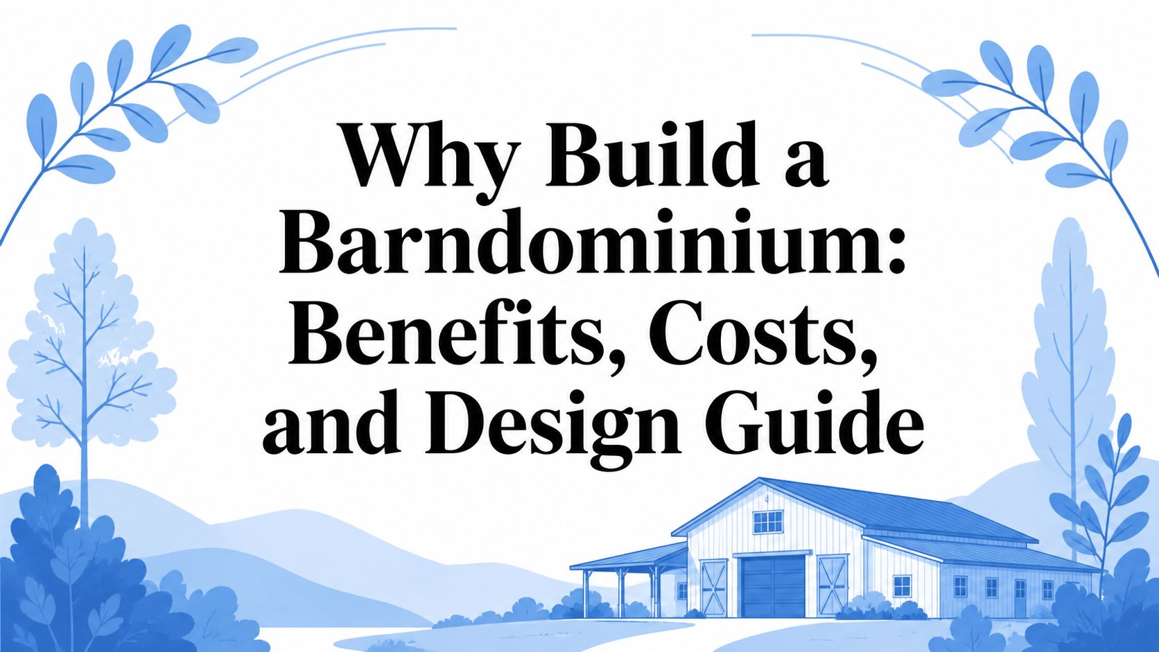 Why Build a Barndominium: Benefits, Costs, and Design Guide