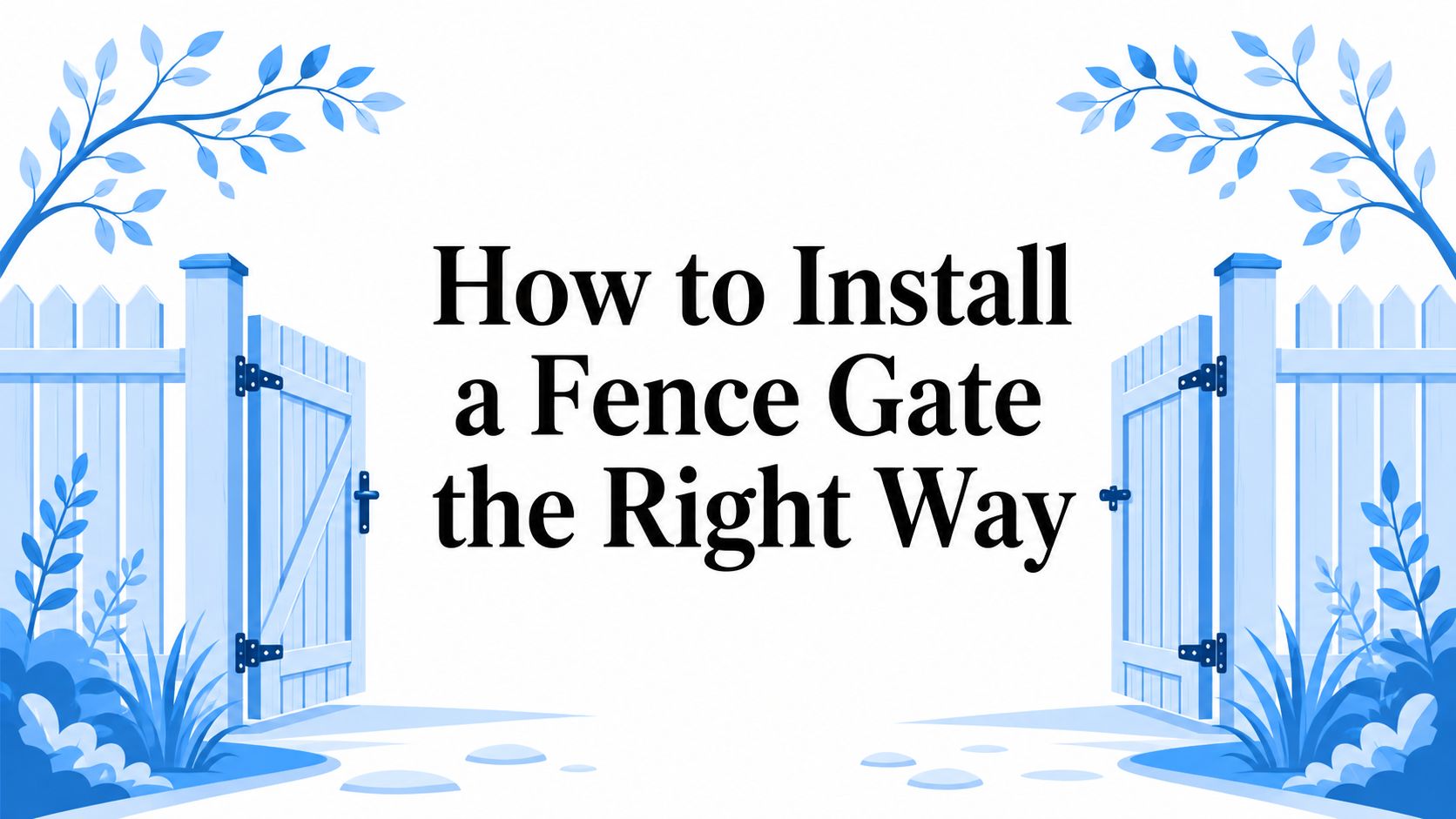 How to Install a Fence Gate the Right Way