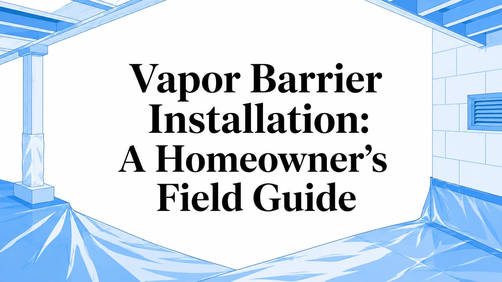 Vapor Barrier Installation: A Homeowner’s Field Guide