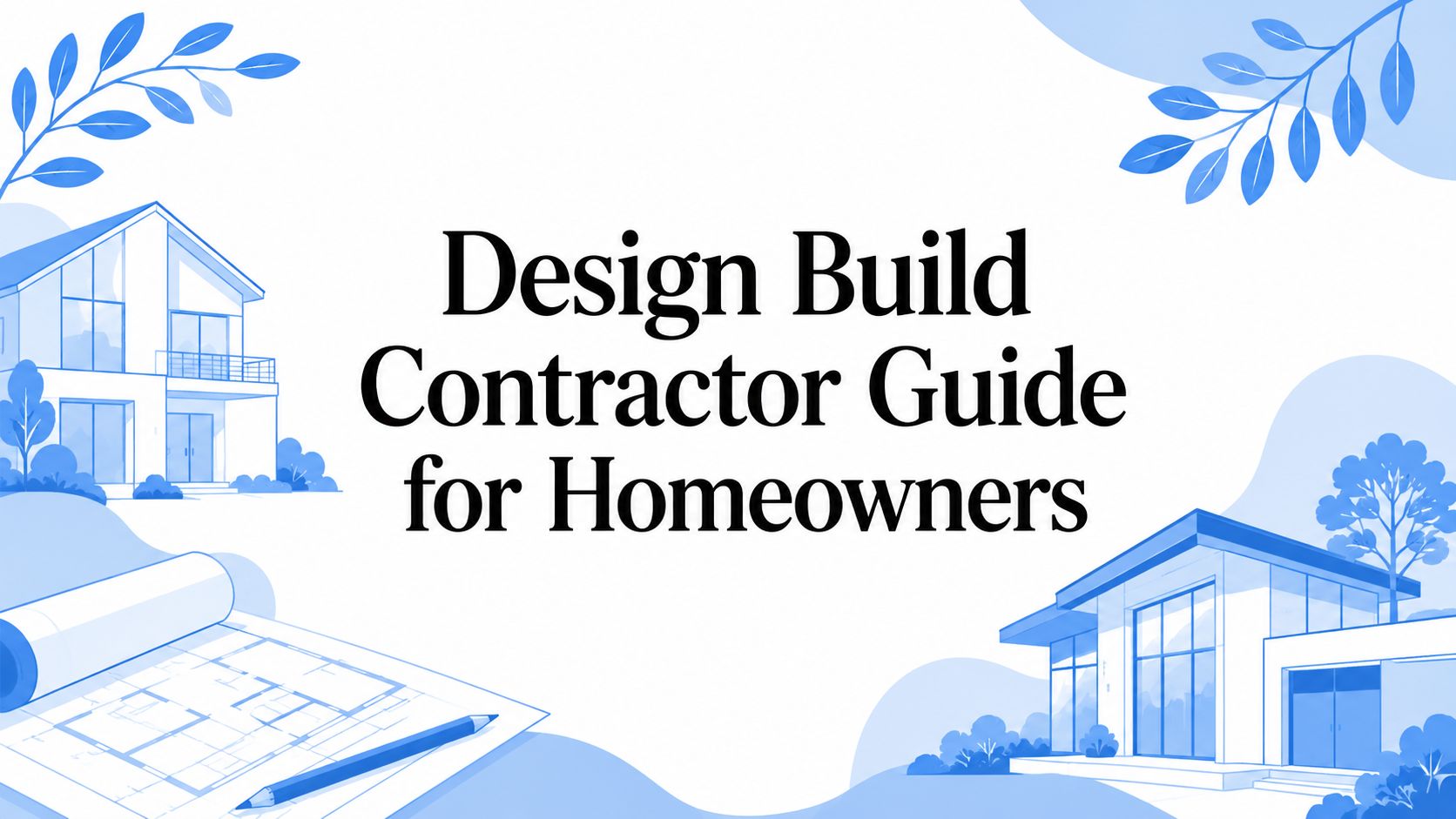 Design Build Contractor Guide for Homeowners