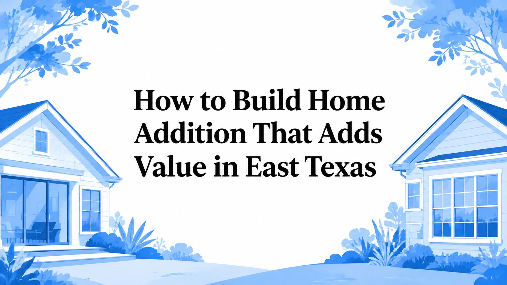 How to Build Home Addition That Adds Value in East Texas