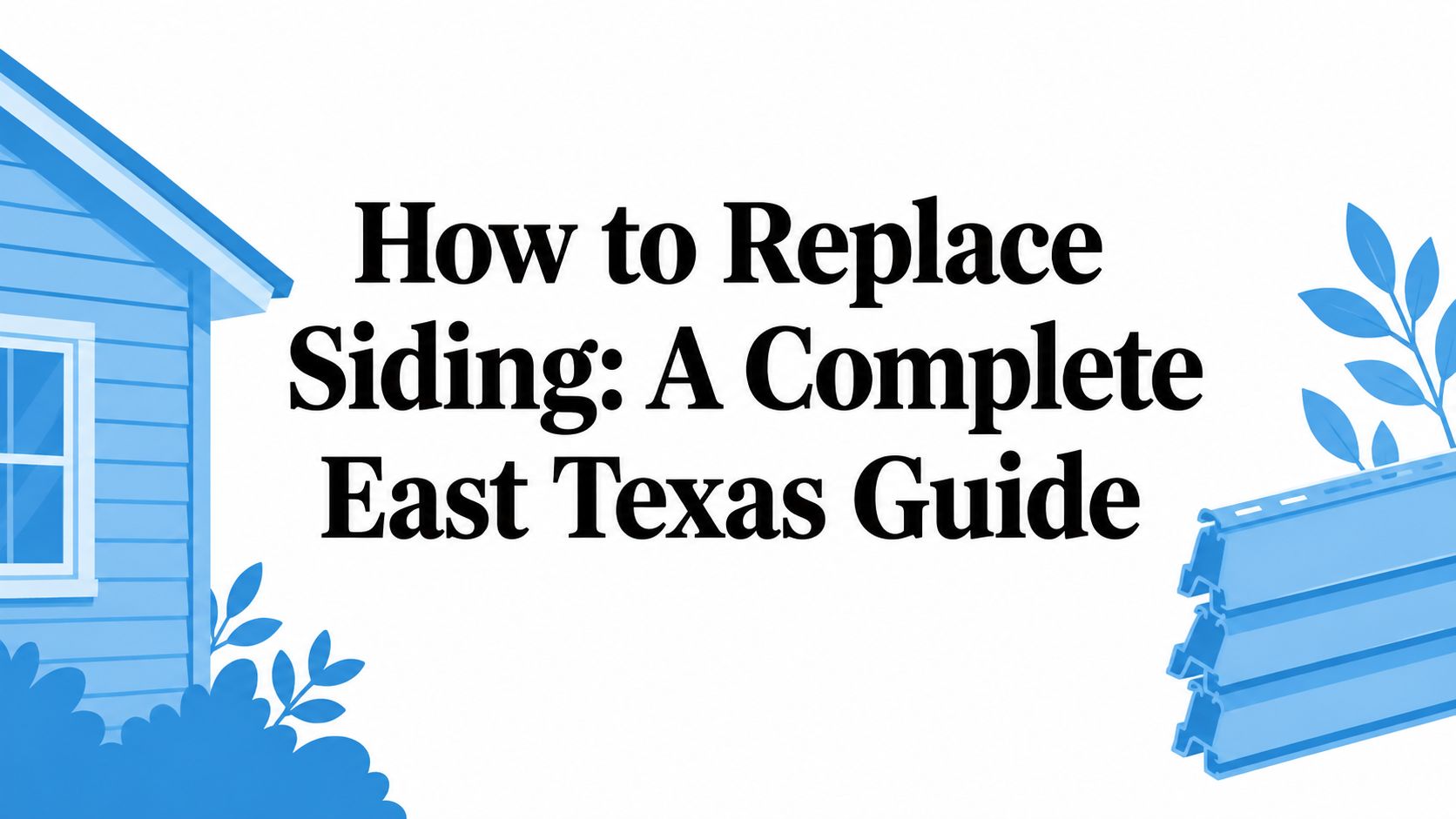 How to Replace Siding: A Complete East Texas Guide